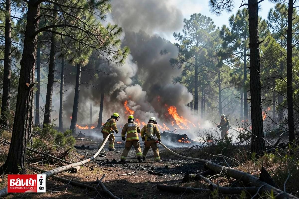 Été brûlant : ces villages qui ont vu le feu à cent mètres